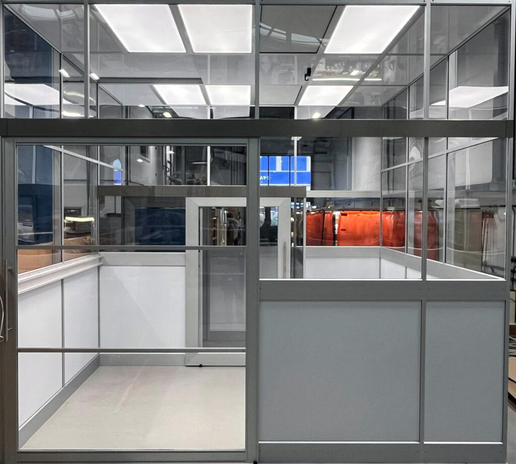 modular cleanroom lab exterior