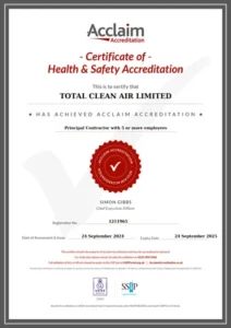 Acclaim Certificate