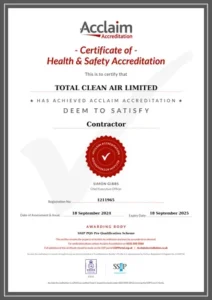 Acclaim Certificate