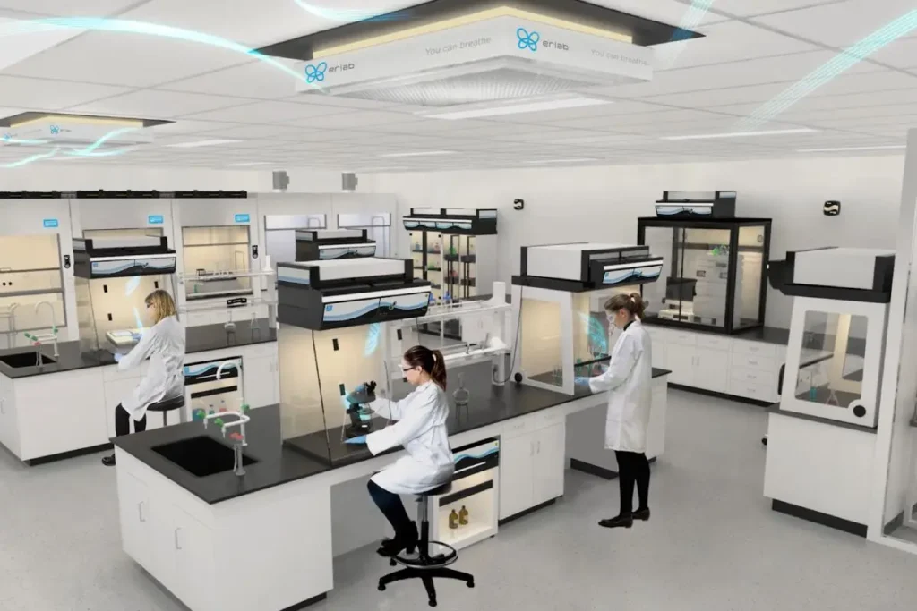 Fume filtration systems ER lab